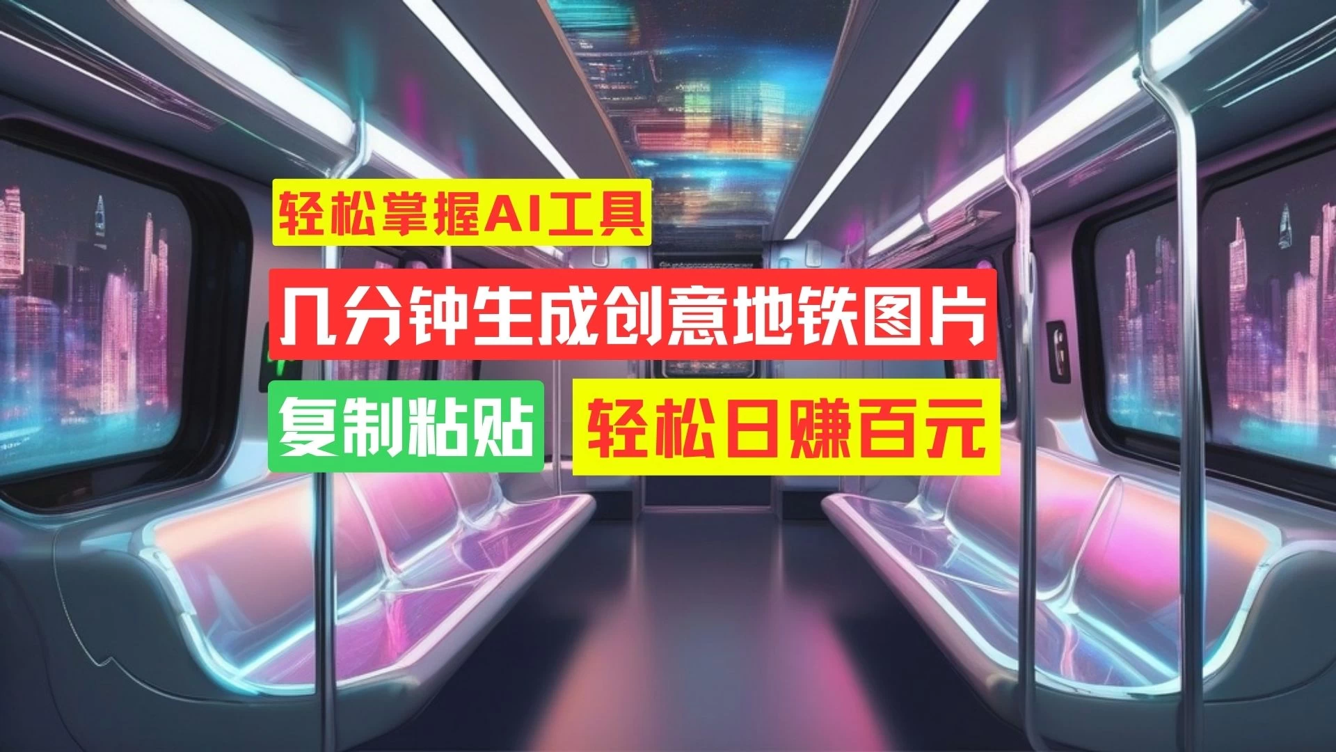 学会这招,分分钟制作爆火地铁图片,日赚百元不是梦! 第1张 学会这招,分分钟制作爆火地铁图片,日赚百元不是梦! 第1张