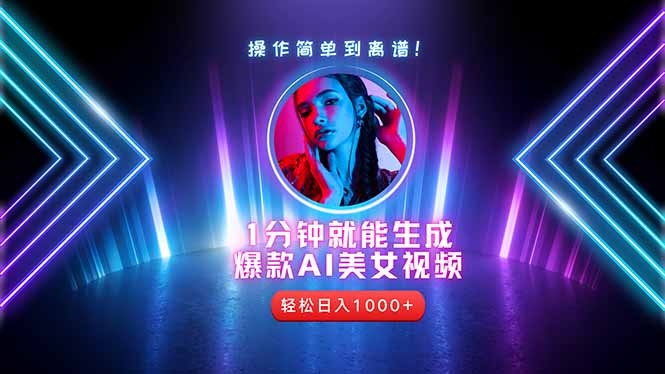 2025年最强副业:用AI做短视频,从零开始打造爆款账号! 第1张 2025年最强副业:用AI做短视频,从零开始打造爆款账号! 第1张